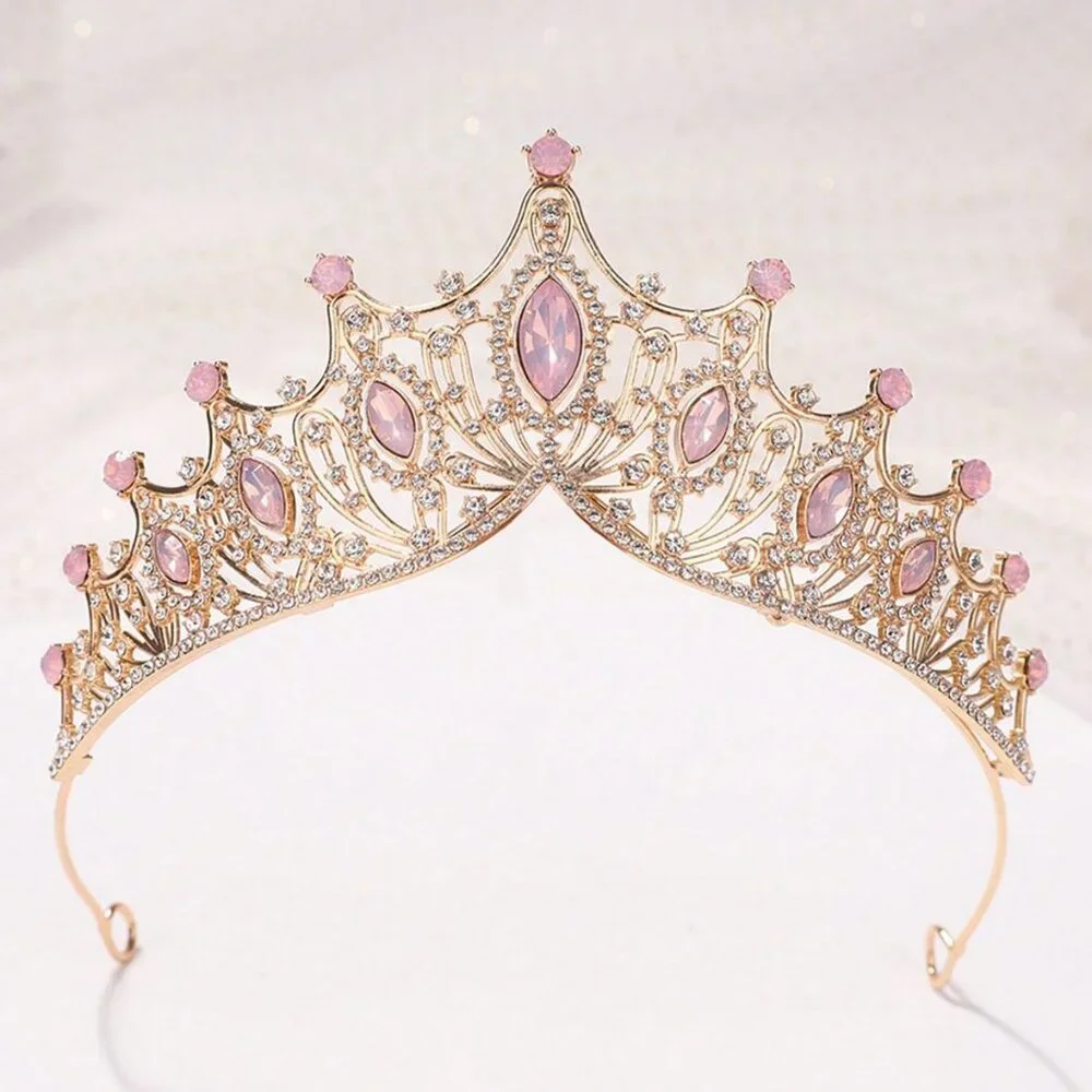 Prom Pink Wedding Crown